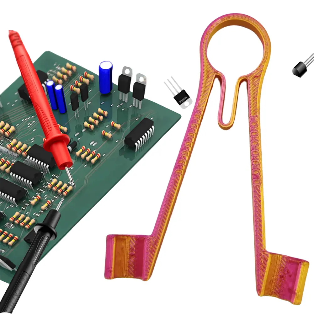 Multimeter Probe Holder Test Lead Probe Holder Stand Single-Handed Multimeter Probe Stand for Commercial Manufacturing