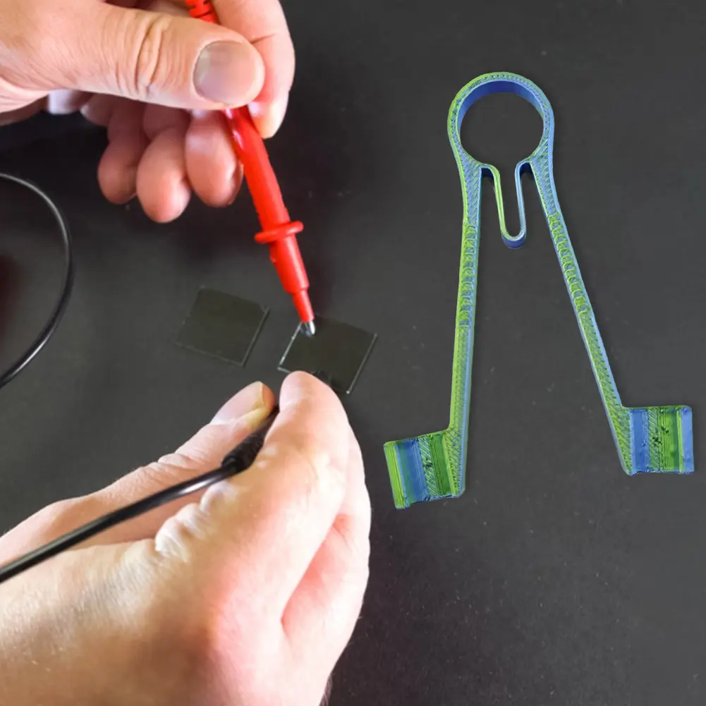 Multimeter Probe Holder Test Lead Probe Holder Stand Single-Handed Multimeter Probe Stand for Commercial Manufacturing