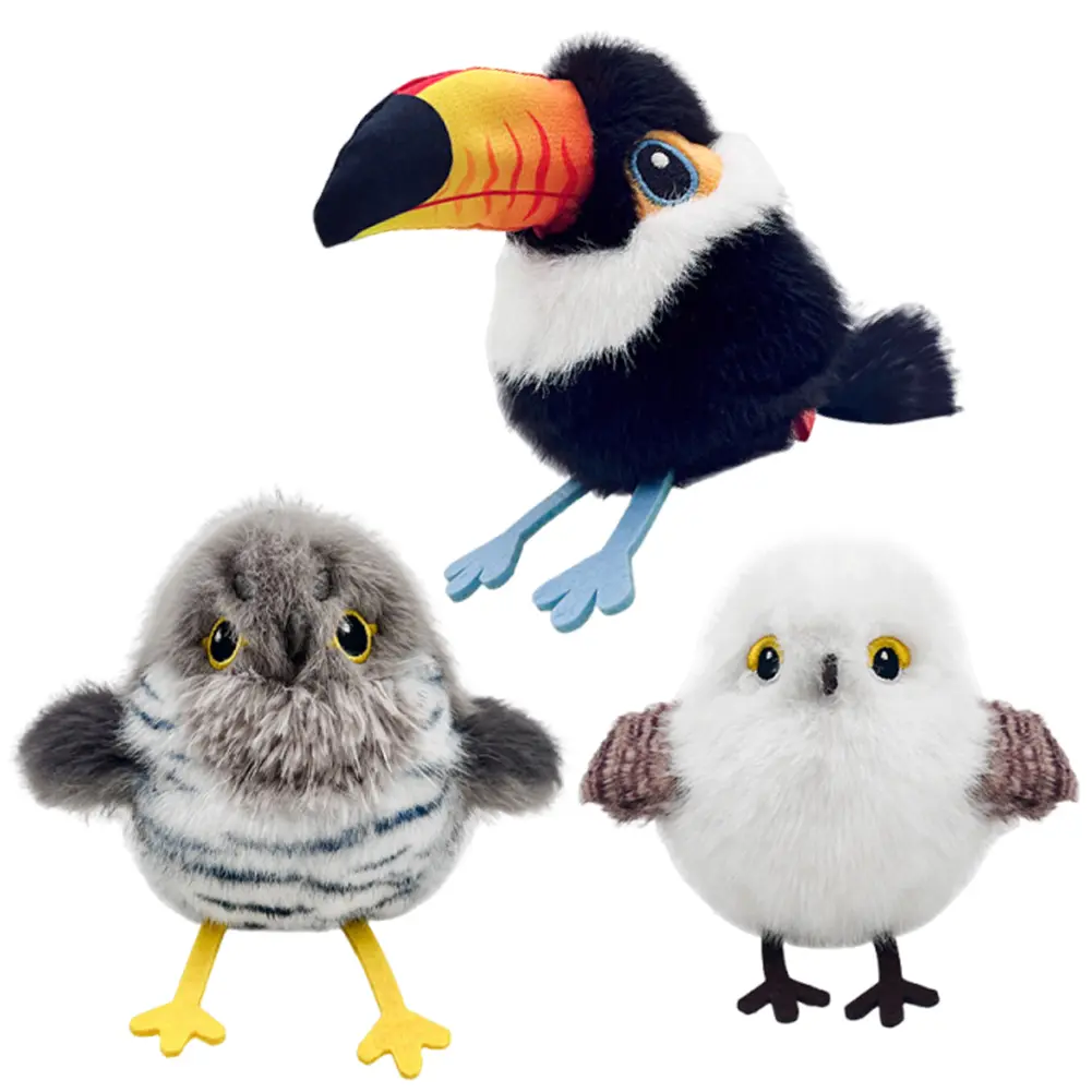 Gravity Shaking Bird Electric Cat Toy Sound Simulation Bird Automatic Cat Toys Motion Activated Rechargeable Flapping Cat Toys