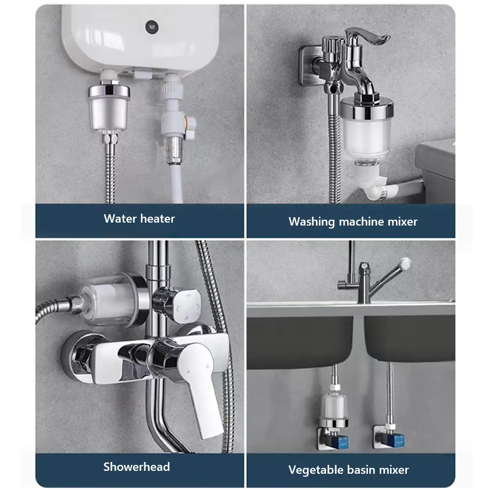 1-12pcs Universal Faucet Filter Water Outlet Purifier Kits PP Cotton For Kitchen Bathroom Shower Household Filter High Density