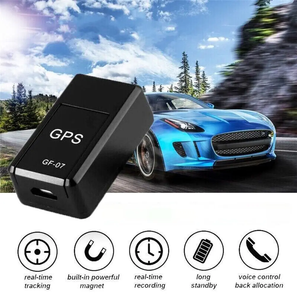 1pcs mini GF07 GPS Locator Strong Magnetic Anti Theft Anti Loss Tracker Real-time Vehicle Key Pet Locator Message Positioner