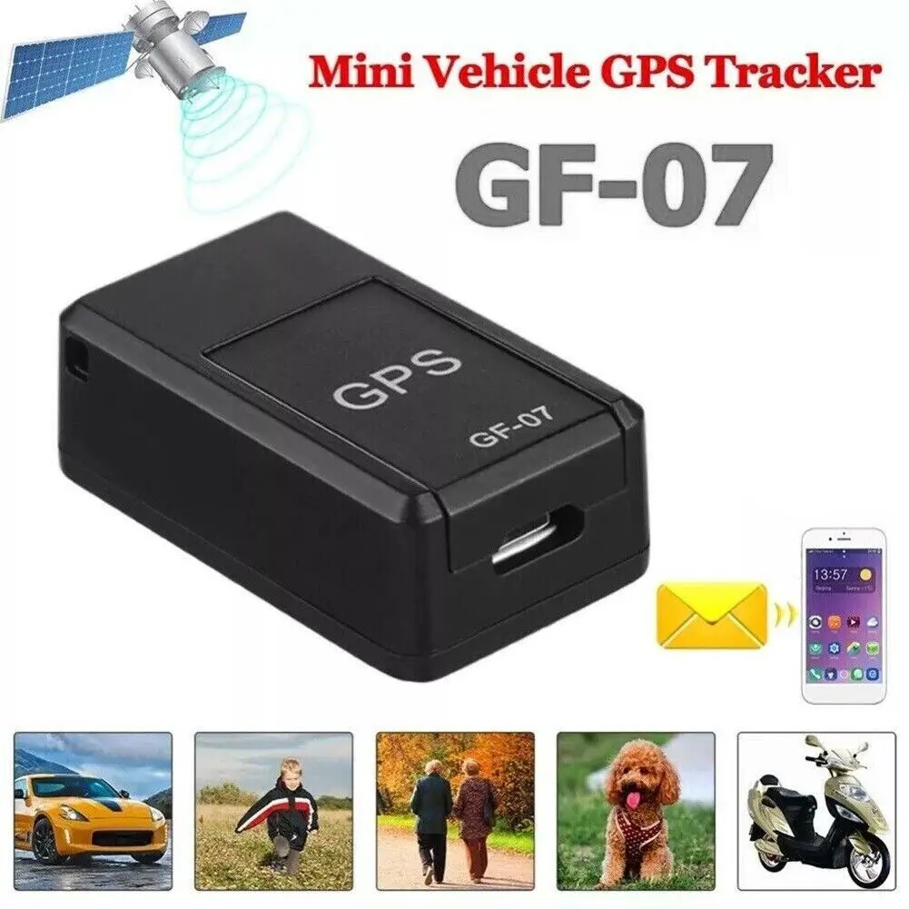 1pcs mini GF07 GPS Locator Strong Magnetic Anti Theft Anti Loss Tracker Real-time Vehicle Key Pet Locator Message Positioner