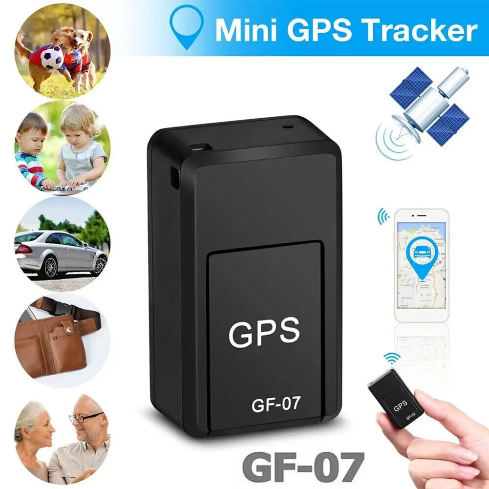1pcs mini GF07 GPS Locator Strong Magnetic Anti Theft Anti Loss Tracker Real-time Vehicle Key Pet Locator Message Positioner
