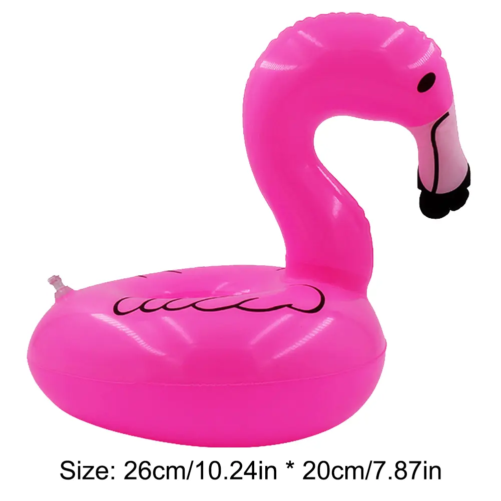 1-5PC Floating Cup Inflatable Flamingo unicorn Drinks Cup Holder Pool Float Bar Coasters Floatation Devices Pink  Drink Holde