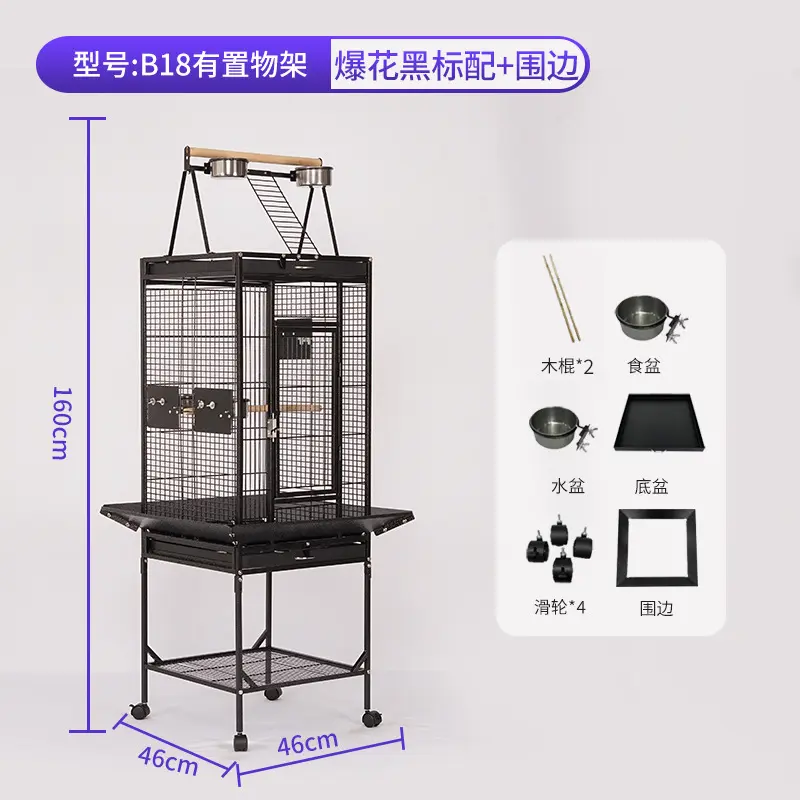 Wholesale China Manufacturer Cheap Large Breeding Canary Bird Parrot Cages Outdoor Indoor Using for Sale