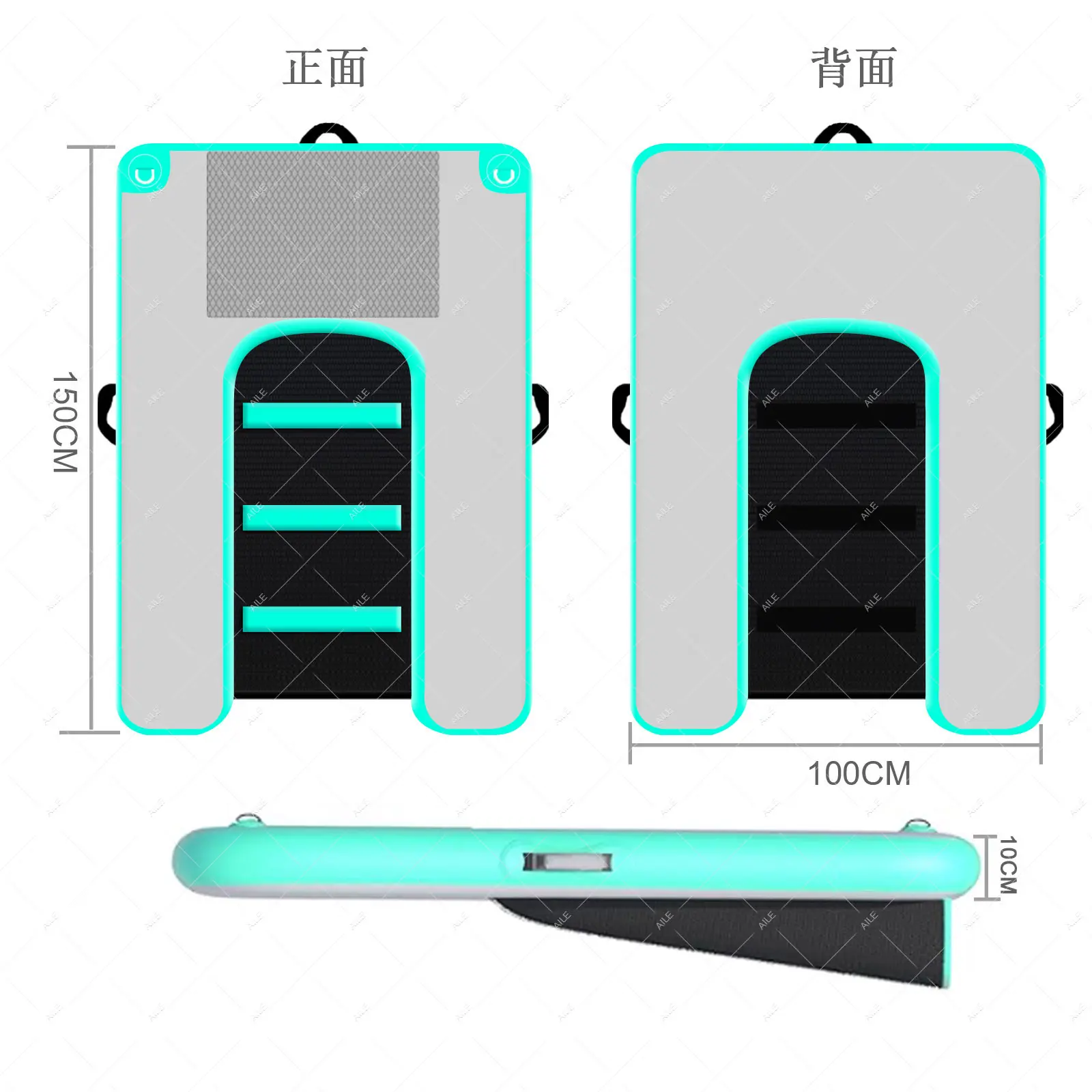 Pup Plank PVC Inflatable Dog Pool Ramp Water Boat Docks Inflatable Water Platform Floating Platform