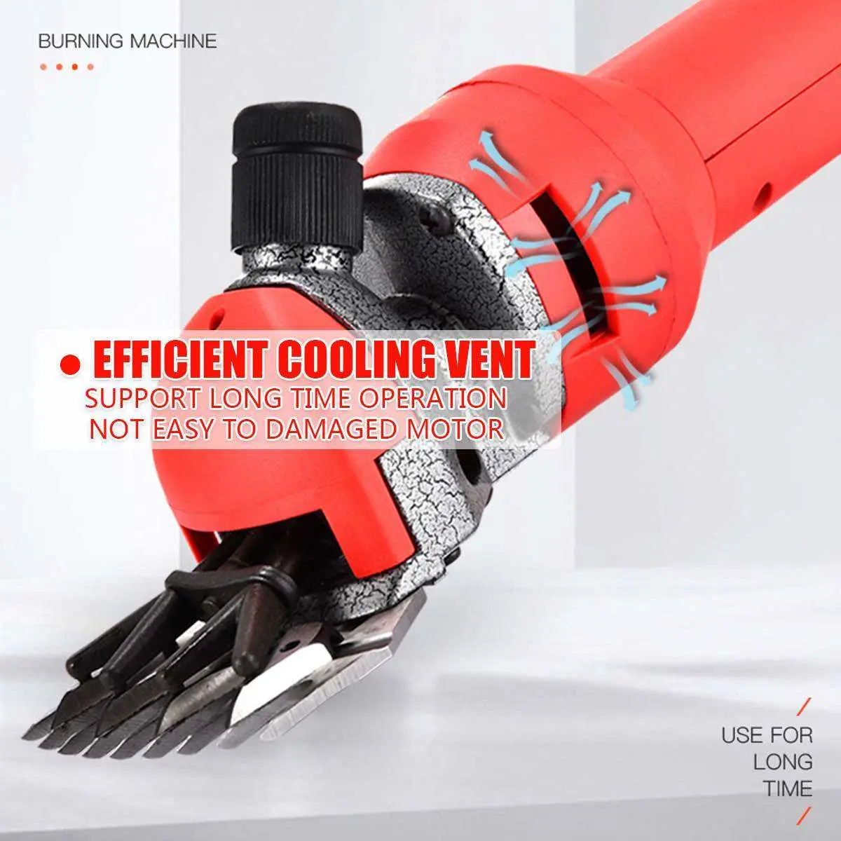 220V 1100w Soft Shaft Shearing Machine Professional Electric Wool Clipper Wool Fader Electric Scissor