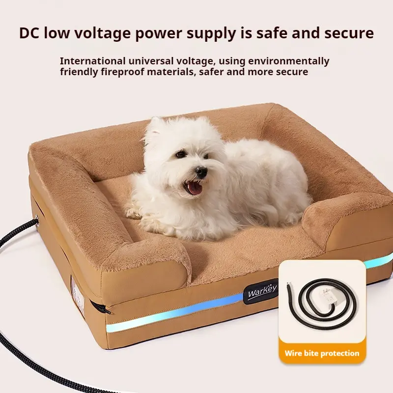 Manufacturer Direct Sales Energy Sailing Warm Cloth Mat Washable Pets Nest Kennel Constant Temperature Safe Winter Cross Border