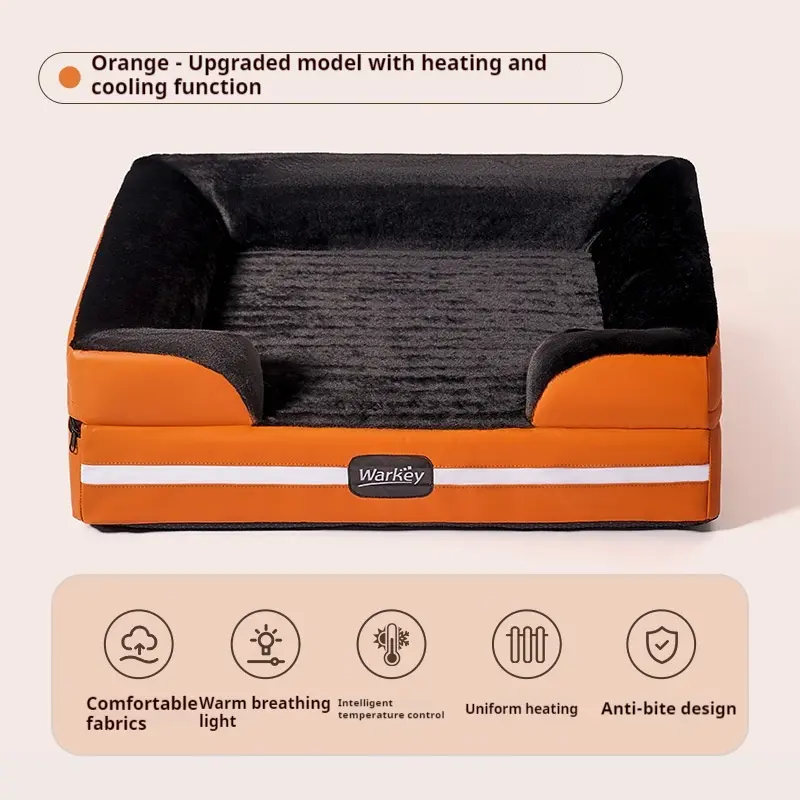 Manufacturer Direct Sales Energy Sailing Warm Cloth Mat Washable Pets Nest Kennel Constant Temperature Safe Winter Cross Border
