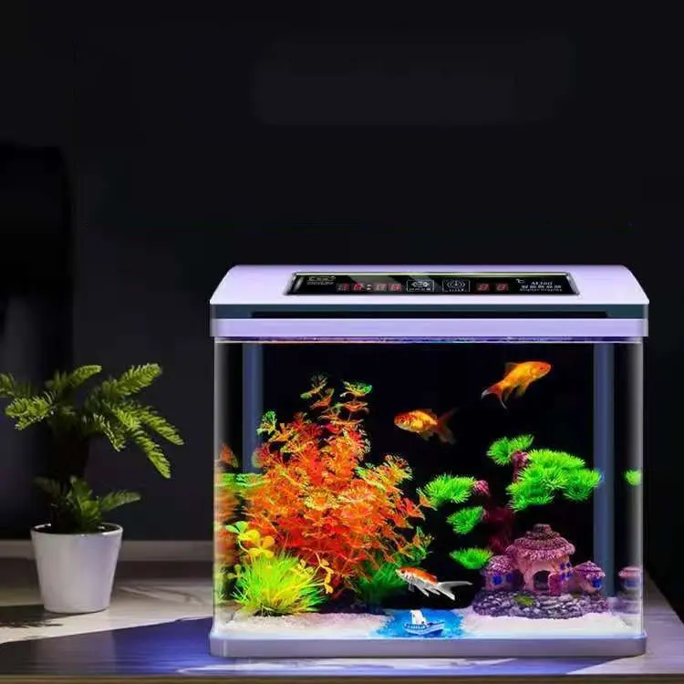 Wholesale Custom Glass Small Aquarium Fish Tank Glass Fish Bowl for Home Office Bar