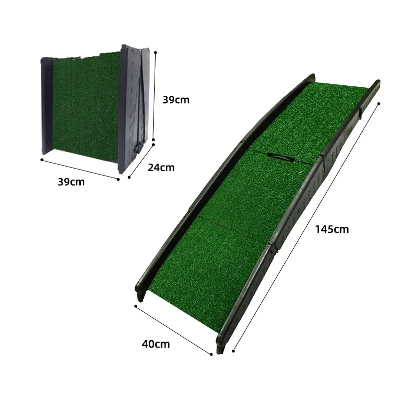 Wholesale Pet Foldable Adjustable Plastic Dog Ramp Outdoor Telescoping Dog Ramp for Car Fold Pet Ramp