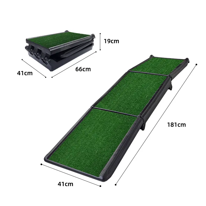 Wholesale Pet Foldable Adjustable Plastic Dog Ramp Outdoor Telescoping Dog Ramp for Car Fold Pet Ramp