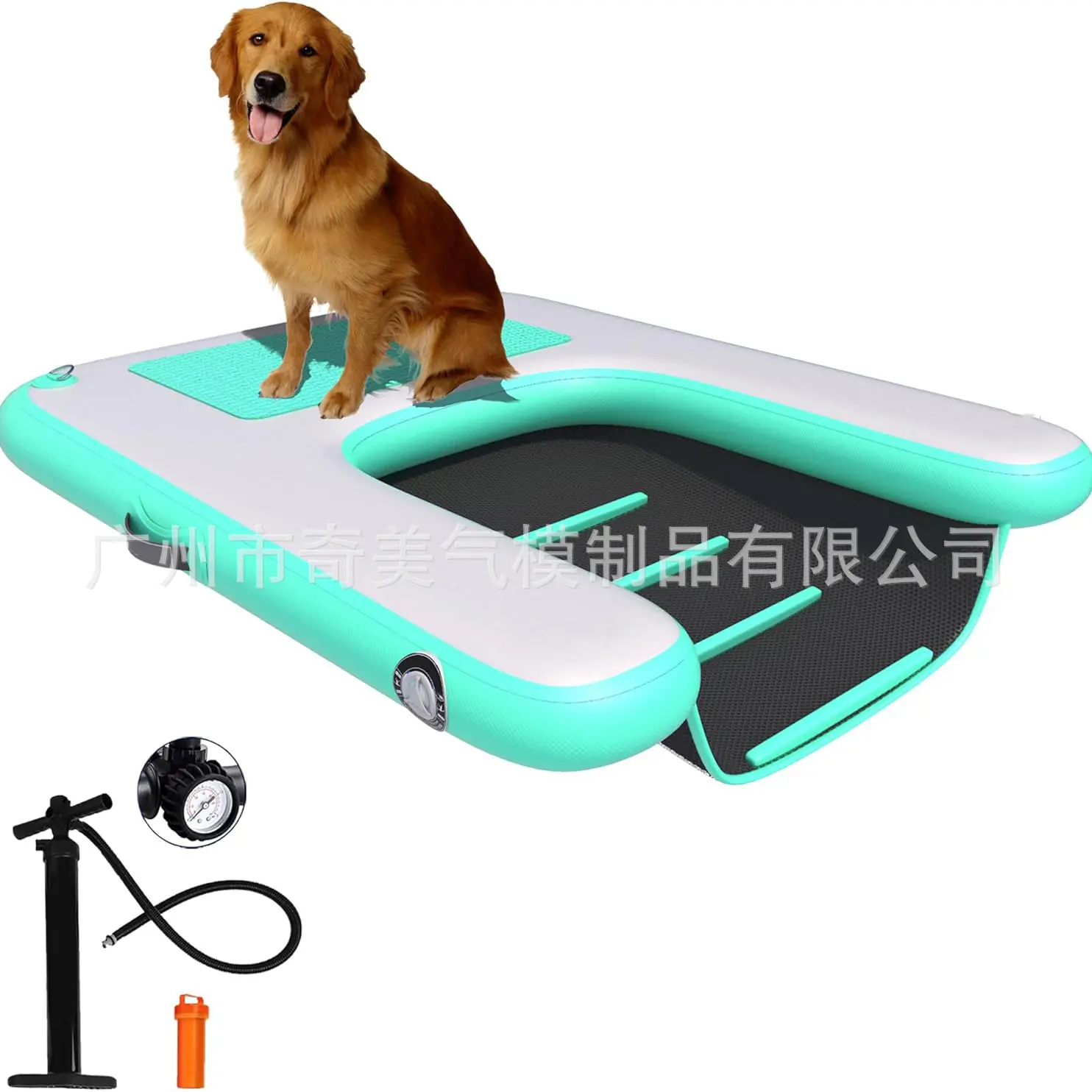 Wholesale Inflatable Floating Pool Step Dog Ramp for Pet Water Sports Pup Plank