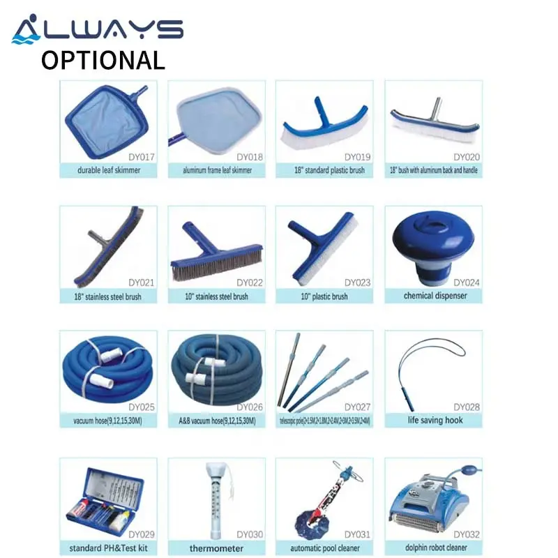 Swimming Pool Cleaning Accessories Supplies Above Ground Pool Cleaning Kits for Sale