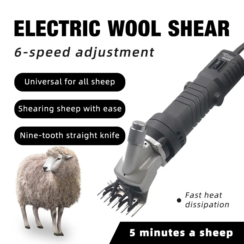High Efficient Electric Sheep Wool Shearing Machine for Animal Farm