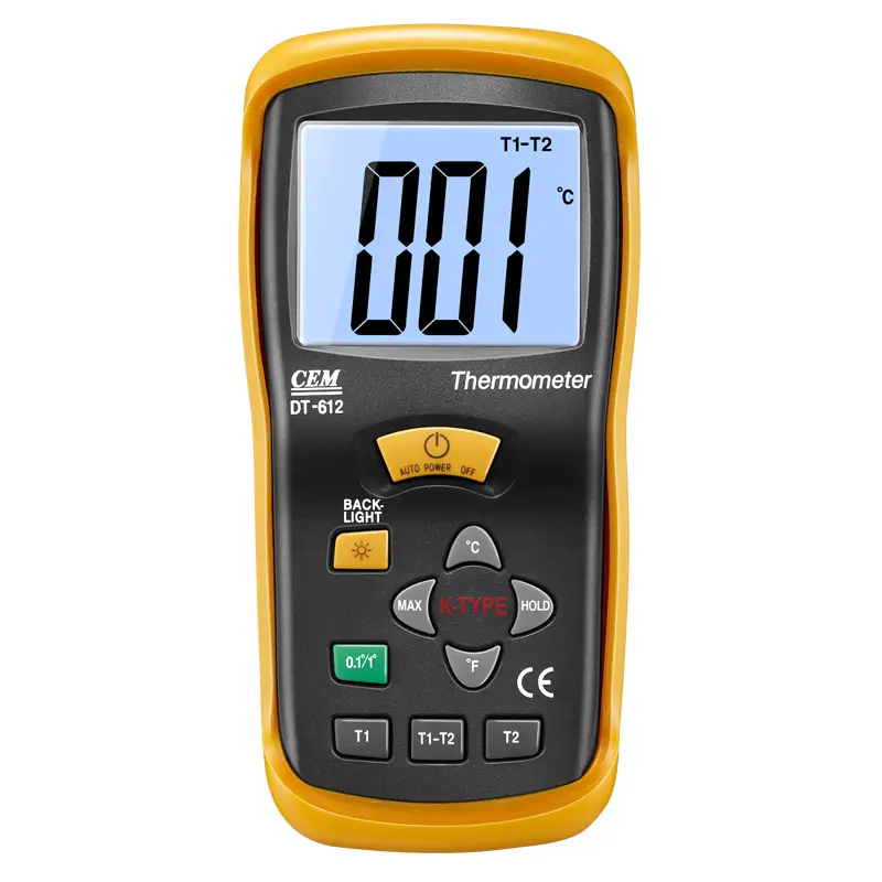 CEM DT-612  Hot Selling Pyrometers Thermocouple Thermometer for Industrial