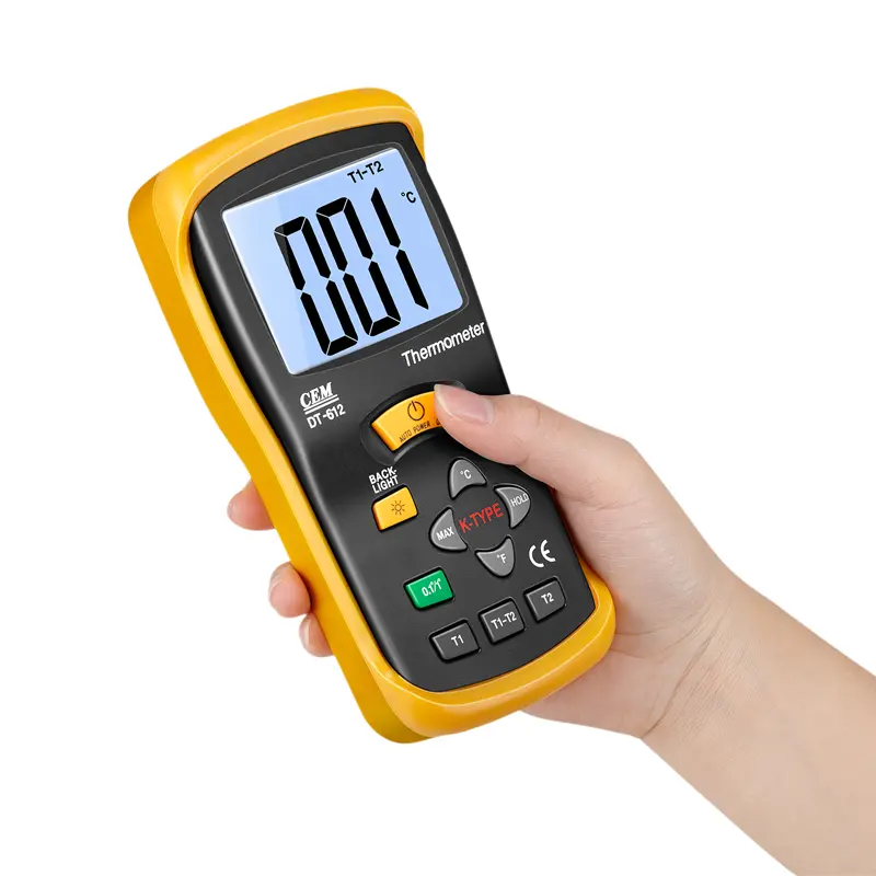 CEM DT-612  Hot Selling Pyrometers Thermocouple Thermometer for Industrial