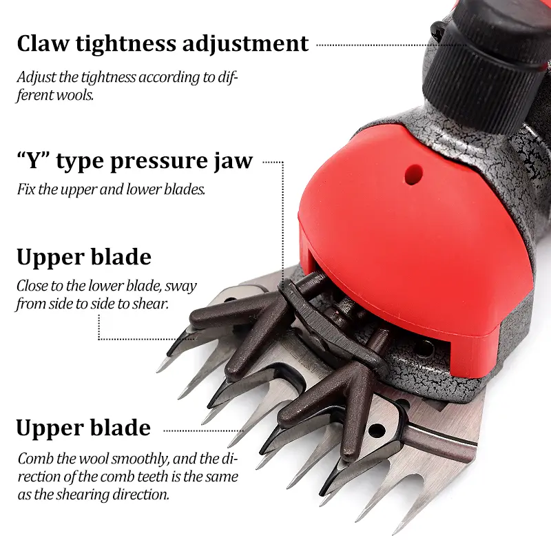 220V Electric Sheep Shears Machine Sheep Shears Goat Wool Clipper Machine for Animal