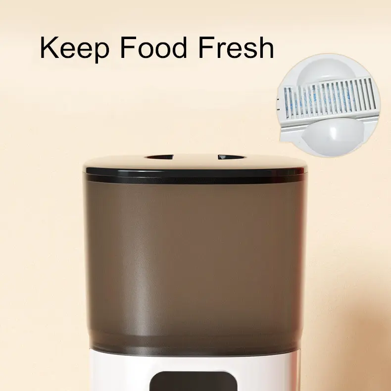 6L Automatic Dog Food Dispenser Bowls Large Capacity Wifi Mobile APP Control Smart Feeder for Pet