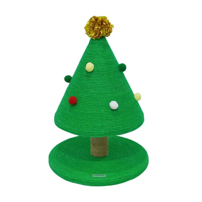 Christmas Pet Supplies Cat Climbing Frame Sisal Vertical Cat Scratching Board Toy For Indoor