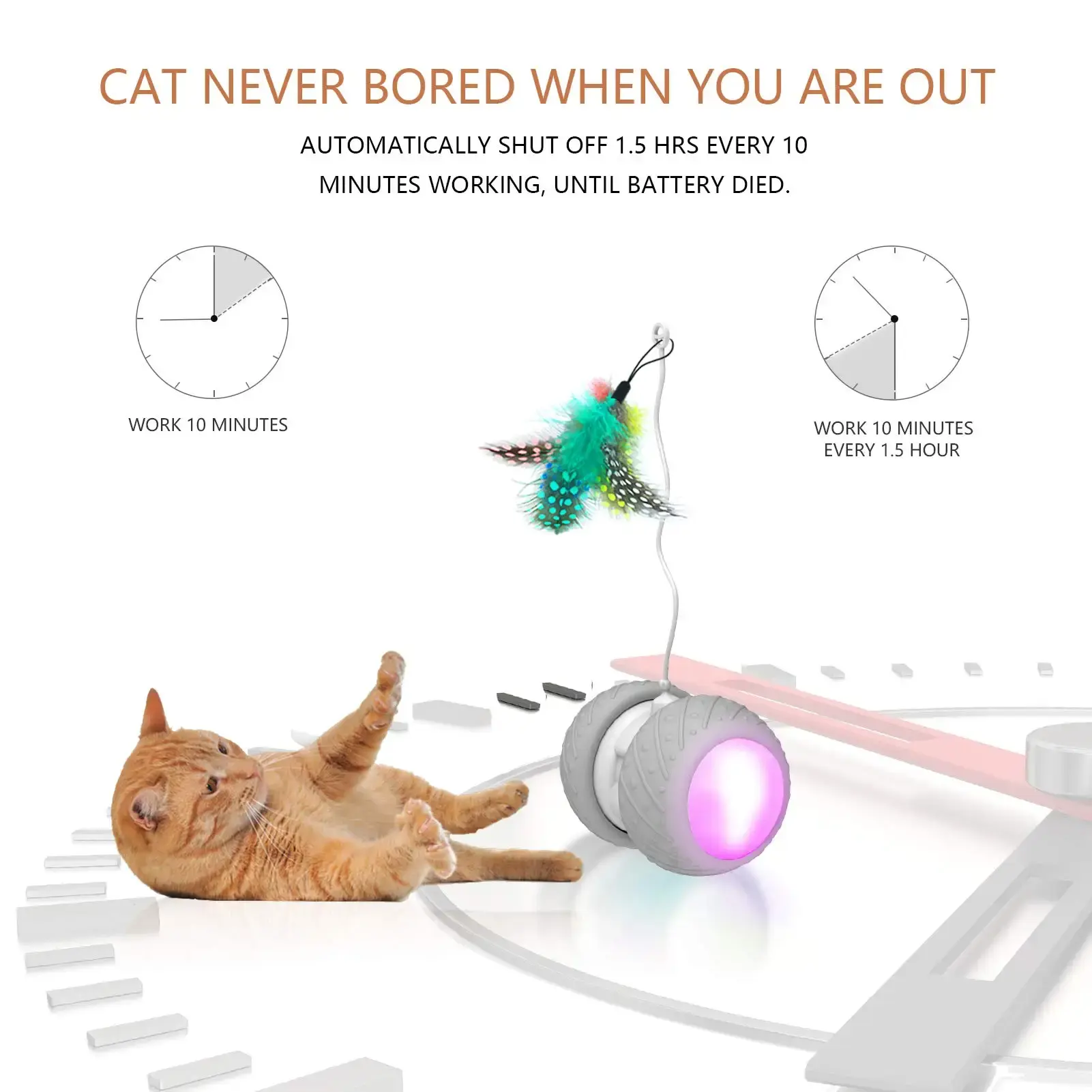 Pet supplies Interactive motion cat toy mouse tease electronic