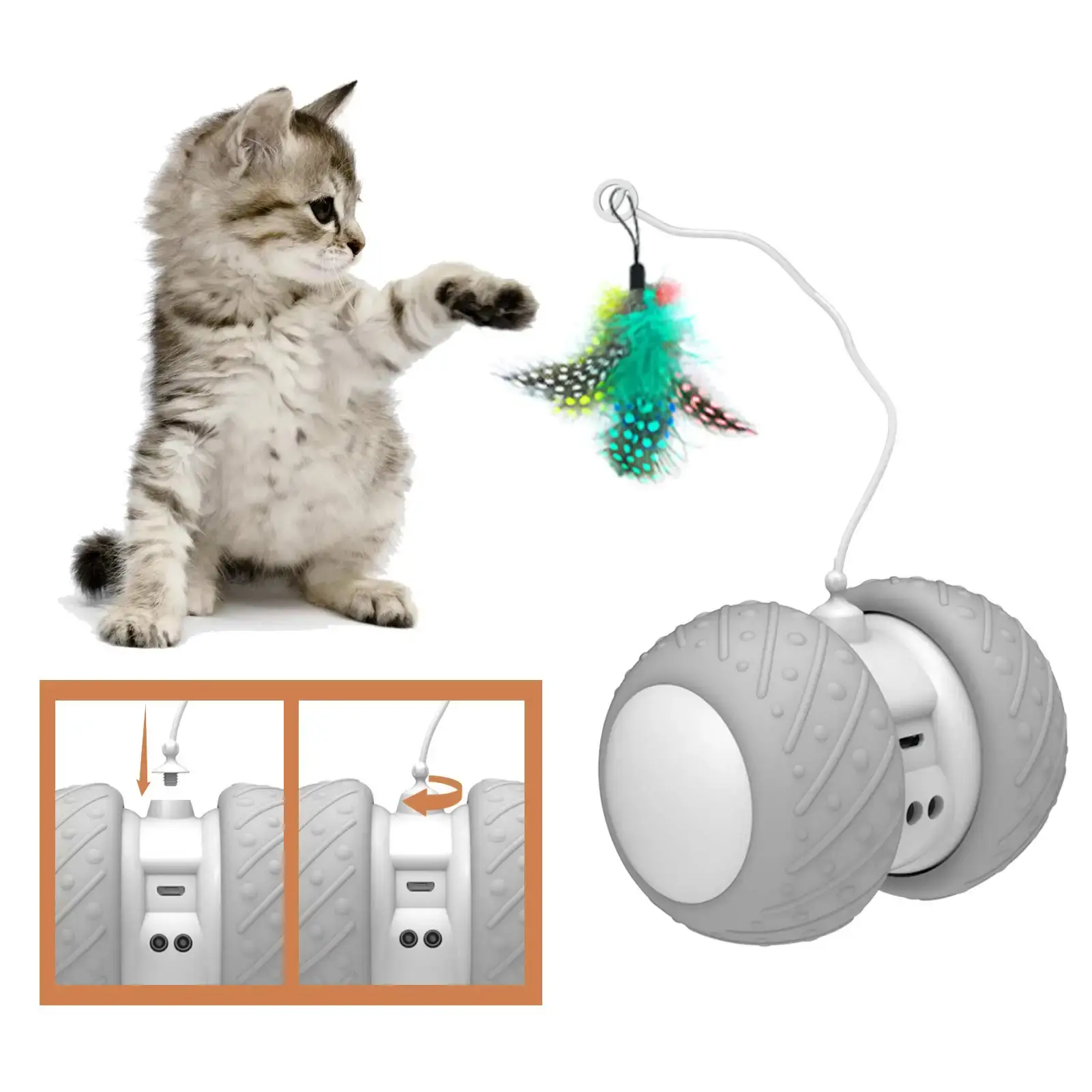 Pet supplies Interactive motion cat toy mouse tease electronic