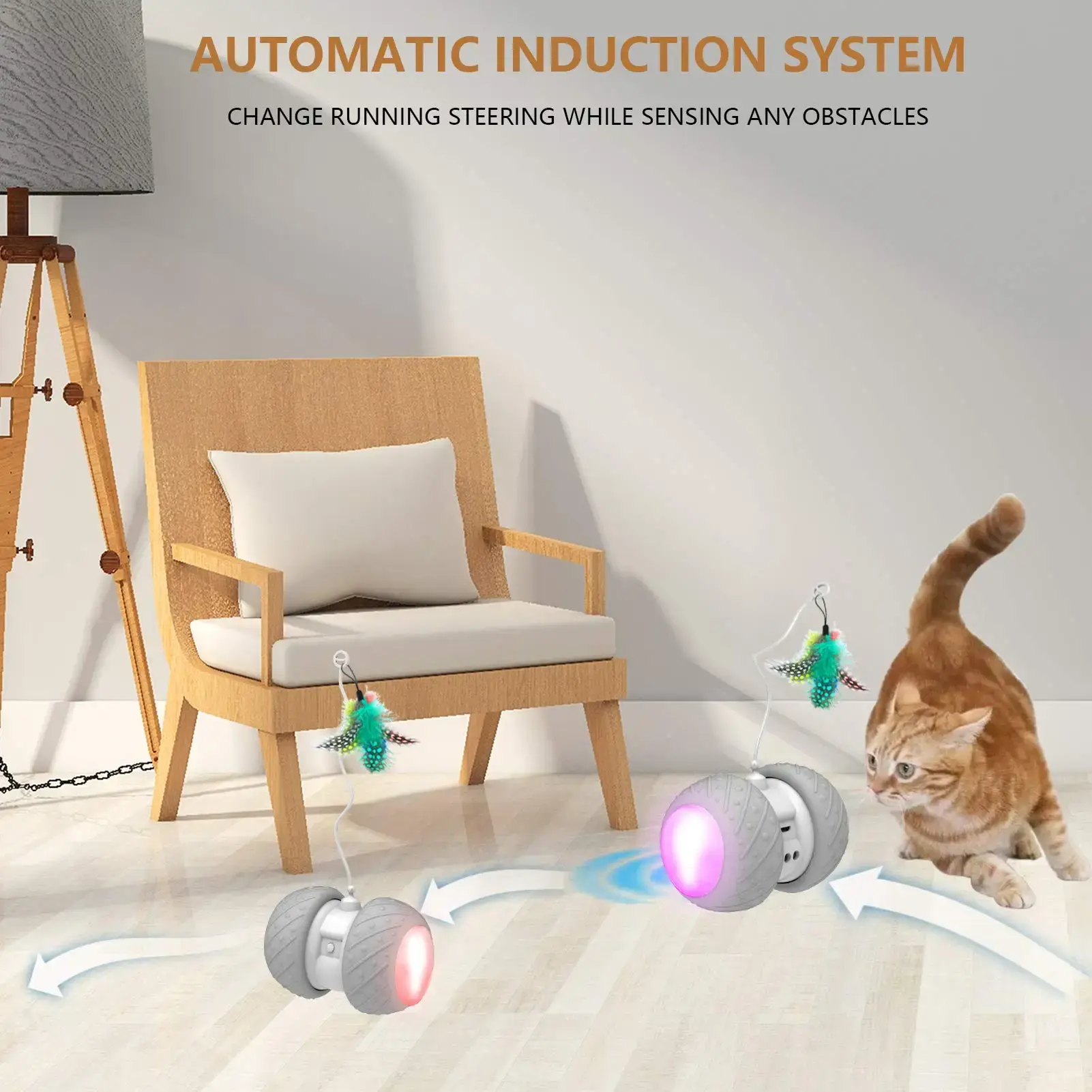 Pet supplies Interactive motion cat toy mouse tease electronic
