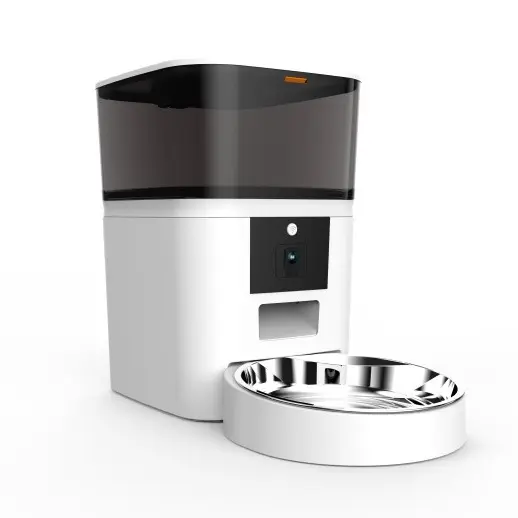 OEM 3.5L Stainless Steel Plastic Automatic Cat Dog Food Dispenser Intelligent Timed Quantitative Pet Feeder Visible Adjustable