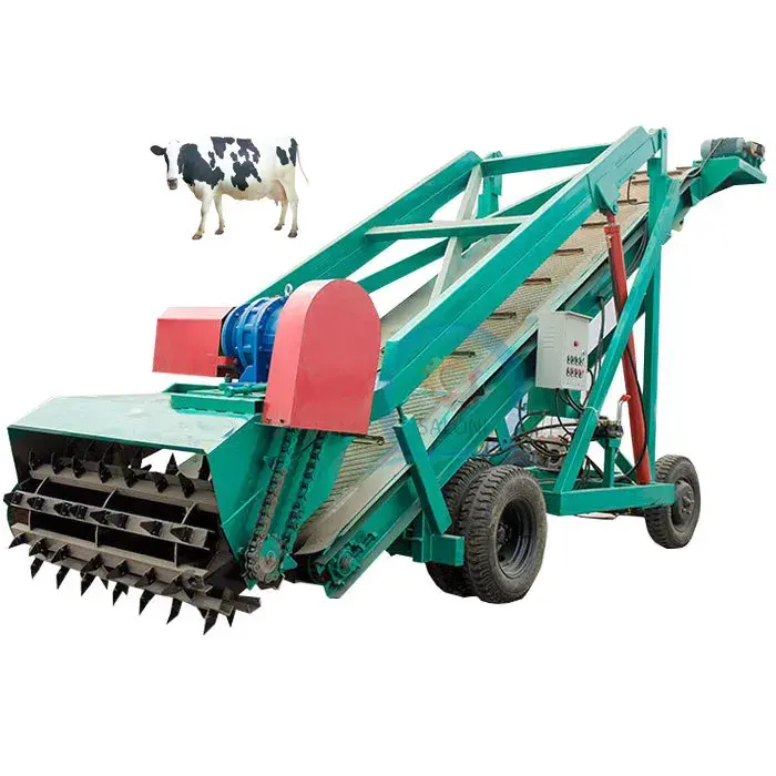 hot sale electric-driven 4m wheel silage reclaimer livestock grab equipment for cattle/sheep farm