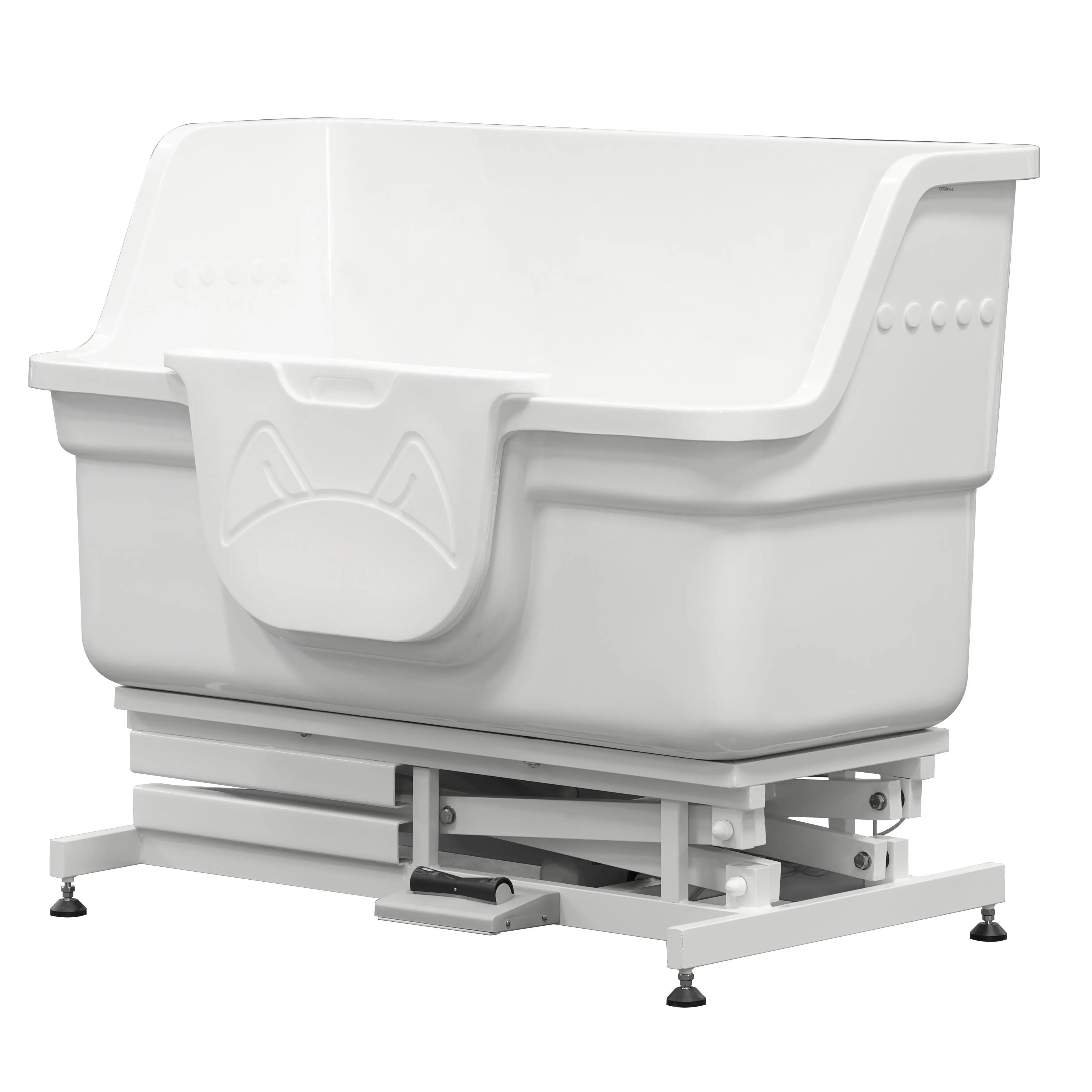 Pet Grooming Bath Tub Fiberglass Electric Lifting Tub OEM Professional Multifunctional White Acrylic Bathtub