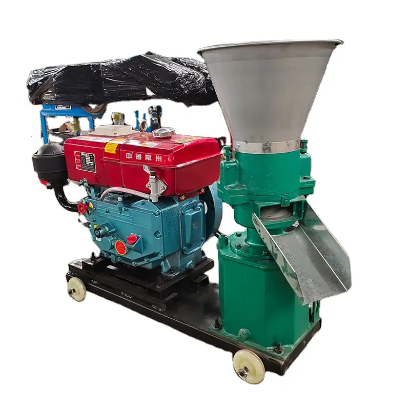 Diesel Engine Pellet Machine Farm Poultry Feeding Feed Pellet Machine Feed Grade