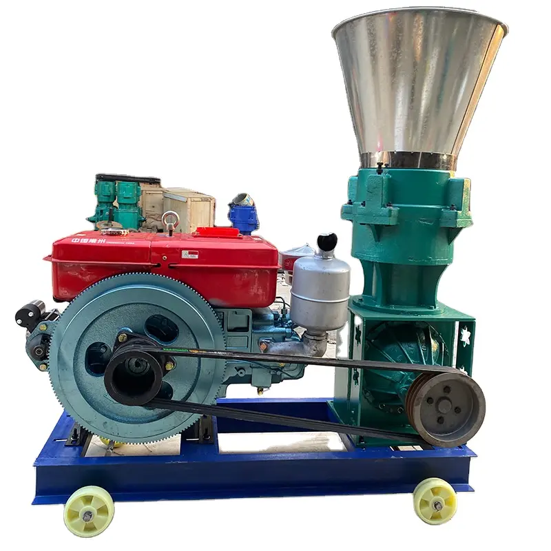 Diesel Engine Pellet Machine Farm Poultry Feeding Feed Pellet Machine Feed Grade