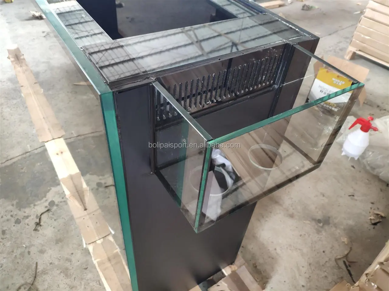 Custom  ultra clear Glass Fish tank