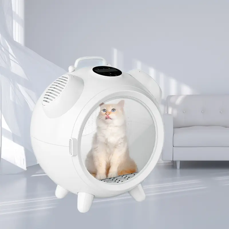 Portable Pet Cat Dog Hair Dryer Blower Box Intelligent Temperature Control Hair Dryers for Small Animals Pet Dryer Box