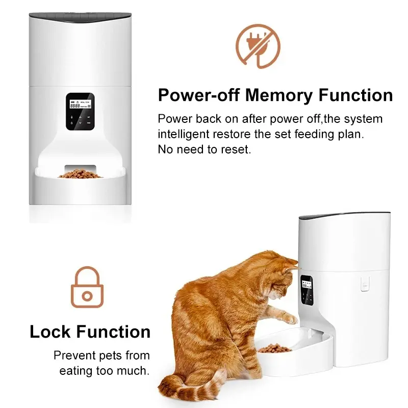 7L/9L Smart Automatic Pet Feeder HD Camera Pet Dog Cat Food Dispenser APP Control Timing Feeding Feeder