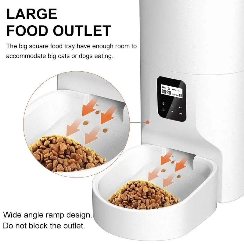 7L/9L Smart Automatic Pet Feeder HD Camera Pet Dog Cat Food Dispenser APP Control Timing Feeding Feeder