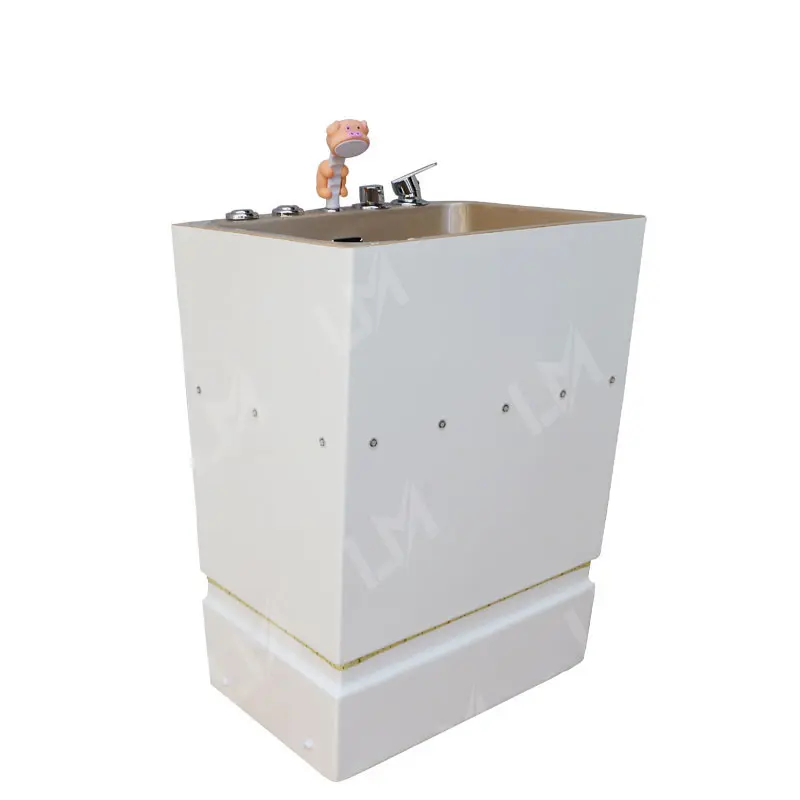 Modern Design Large Dog Pet Bathing Bathing Basin Massage Spa Pet Bathtub Cat Dog Grooming Cleaning Tub