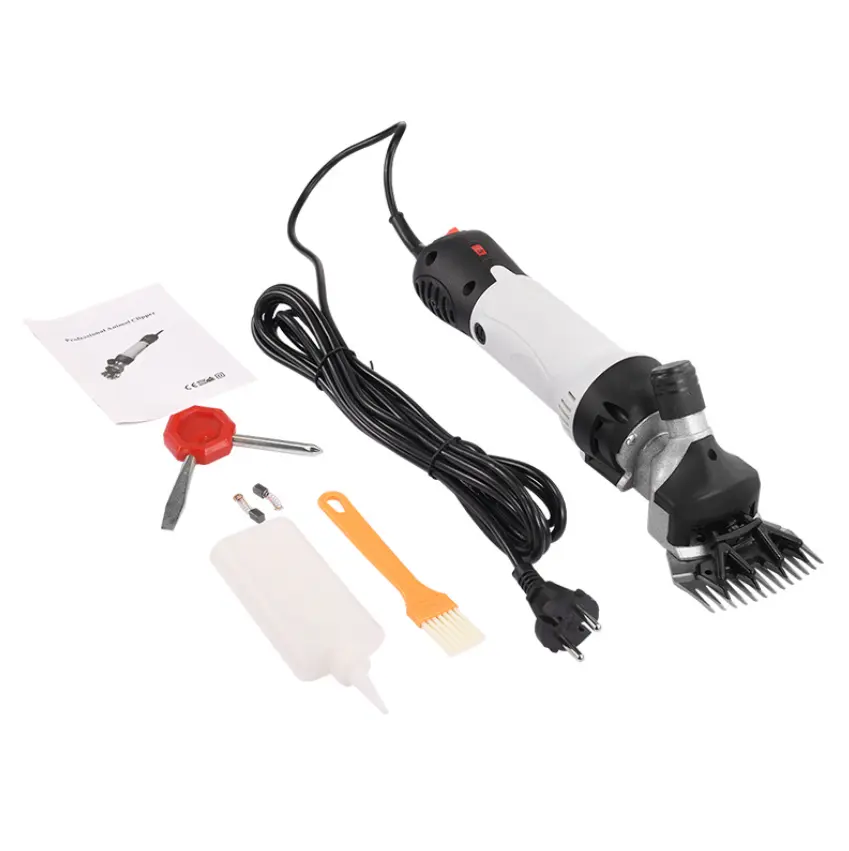 110-240V High Power Electric Wool Shearing Cutter Fader Factory Direct Supply Handheld Electric 6 Speed Regulation Wool Shearsl