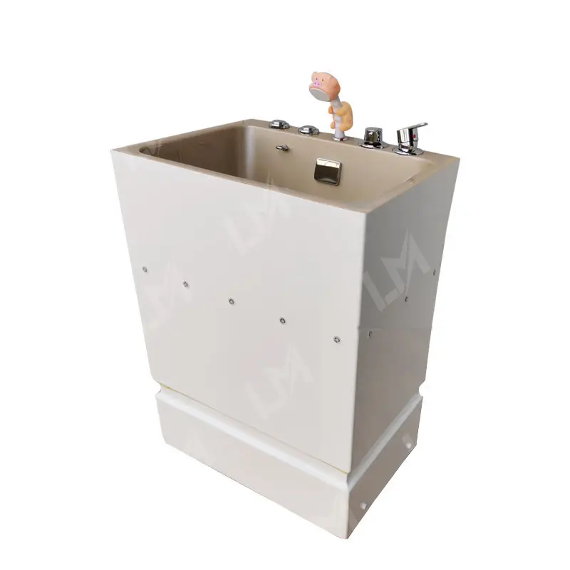 Modern Design Large Dog Pet Bathing Bathing Basin Massage Spa Pet Bathtub Cat Dog Grooming Cleaning Tub