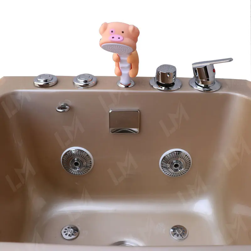 Modern Design Large Dog Pet Bathing Bathing Basin Massage Spa Pet Bathtub Cat Dog Grooming Cleaning Tub