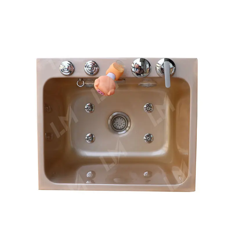 Modern Design Large Dog Pet Bathing Bathing Basin Massage Spa Pet Bathtub Cat Dog Grooming Cleaning Tub