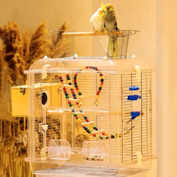 Wholesale Hot Sale Bird House Portable Birdcage Bird House Plastic With Wholesale of New Products Pet Cage