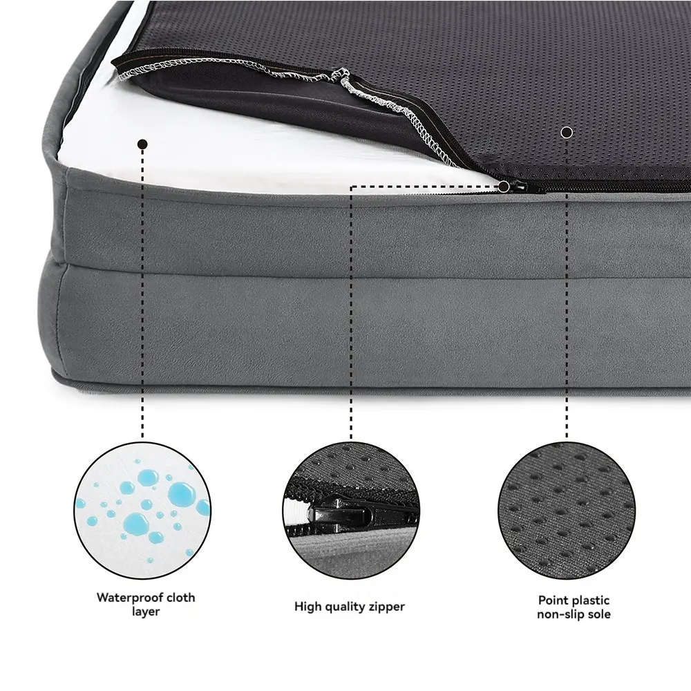 Comfortable Square Pet Nest Breathable Cat and Dog Bed with Warm Winter Features for Spring and Autumn Seasons Pet Furniture
