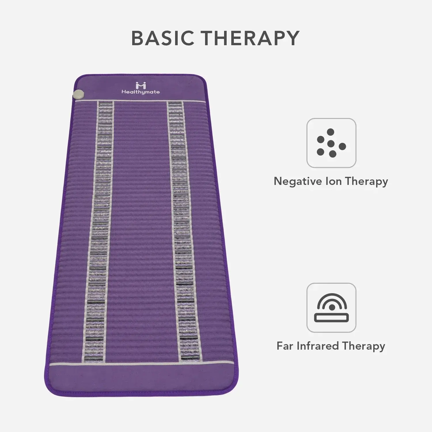 Healthymate 2024 Turmanium Tourmaline Infrared Jade Stone Negative Ion 6feet PEMF Heating Mats For Pets Heating Matters Pads