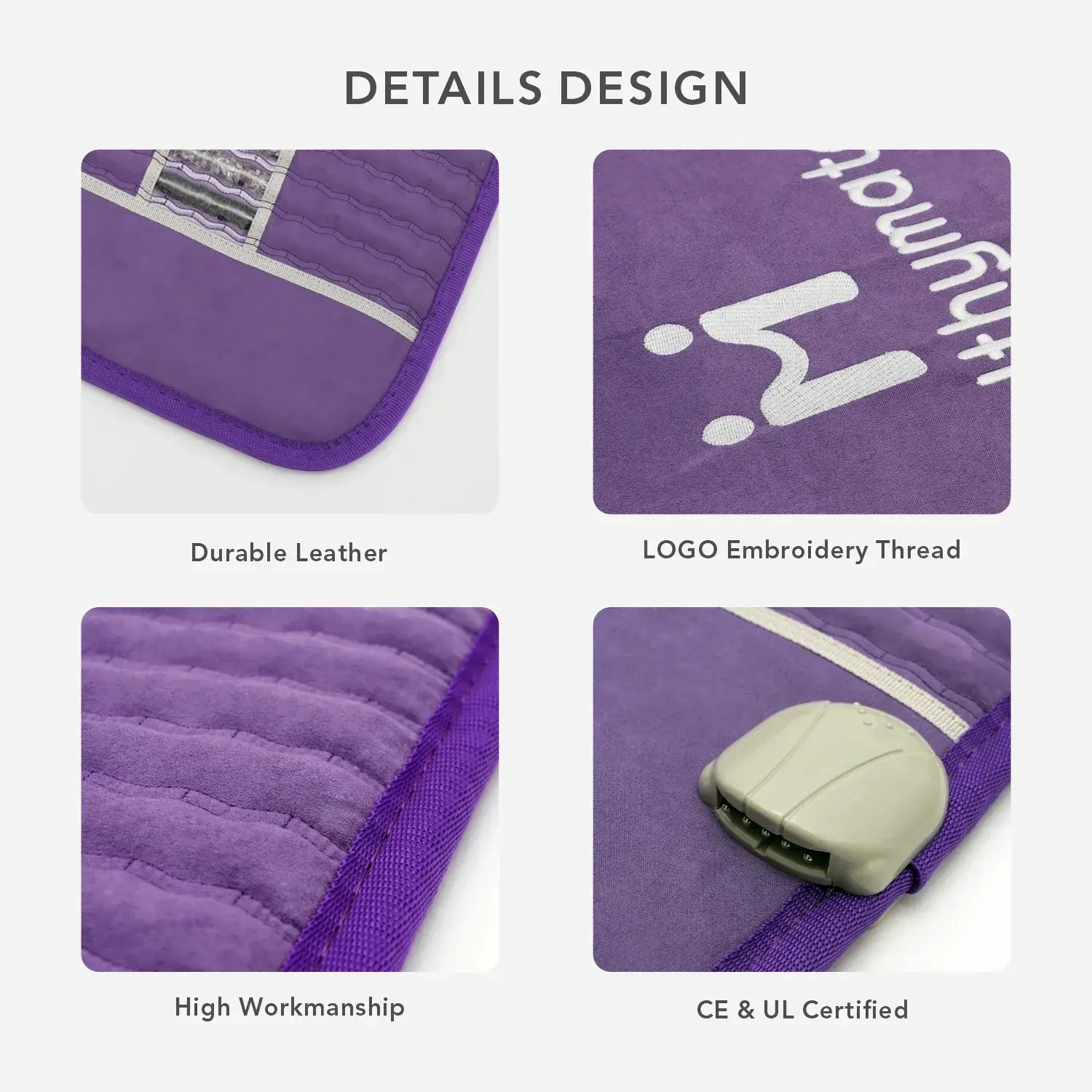 Healthymate 2024 Turmanium Tourmaline Infrared Jade Stone Negative Ion 6feet PEMF Heating Mats For Pets Heating Matters Pads