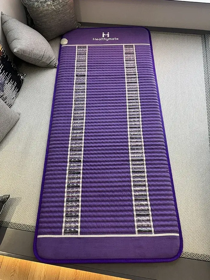 Healthymate 2024 Turmanium Tourmaline Infrared Jade Stone Negative Ion 6feet PEMF Heating Mats For Pets Heating Matters Pads