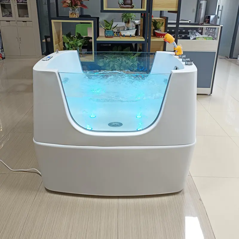 Pet Acrylic Swimming Tub Freestanding Grooming Salon Bathtub Outdoor Indoor Dog Bathtub for Pets