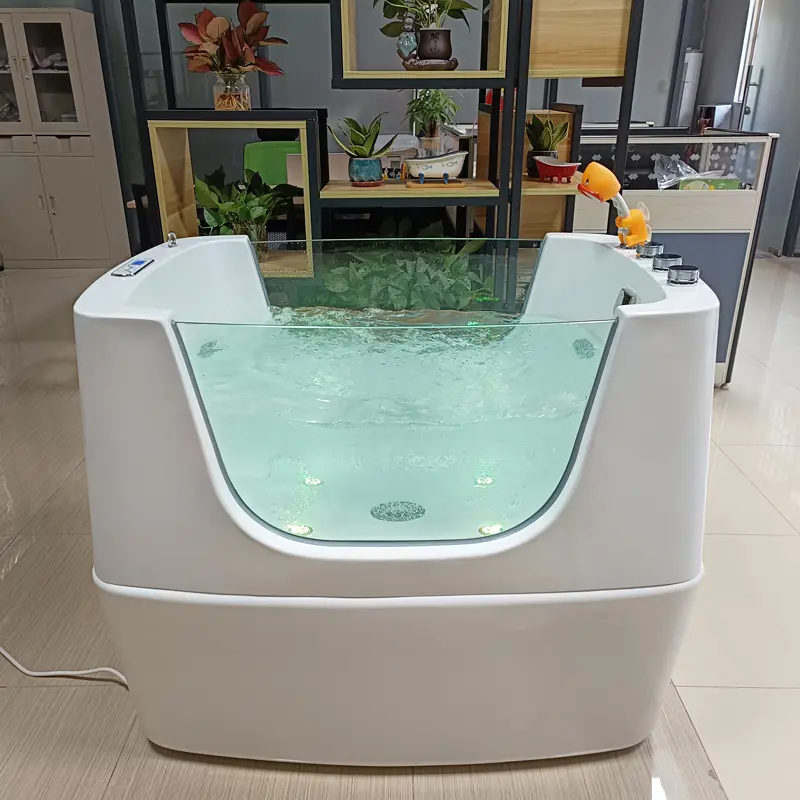 Pet Acrylic Swimming Tub Freestanding Grooming Salon Bathtub Outdoor Indoor Dog Bathtub for Pets