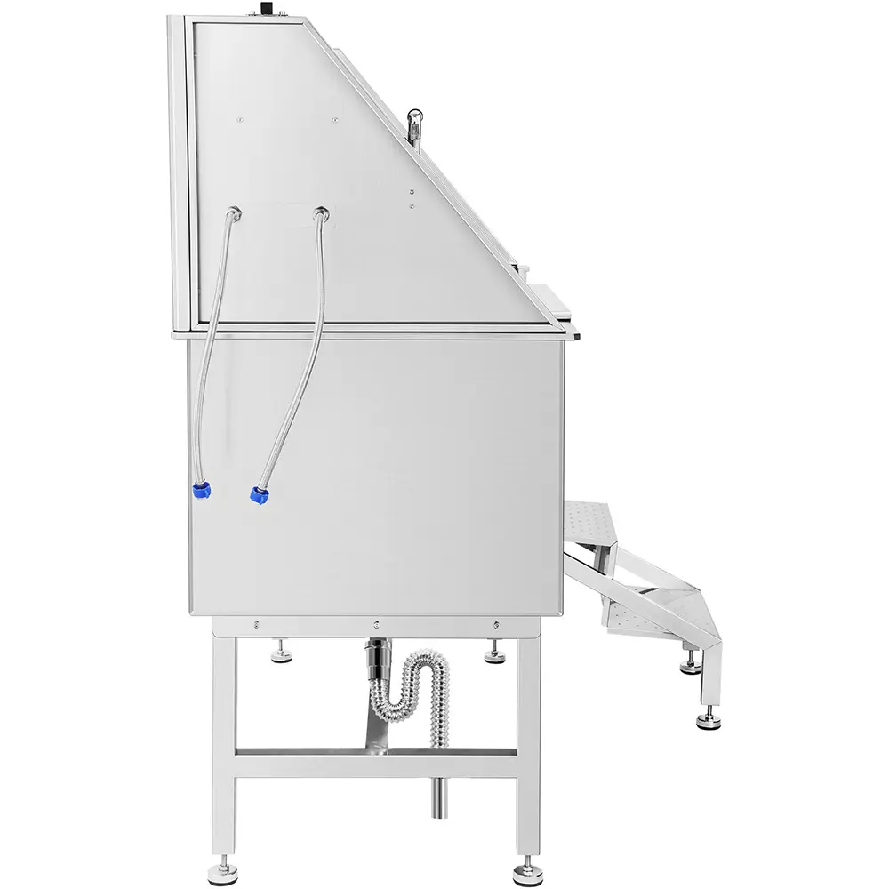 201 Stainless Steel Dog Bathing Machine with Left Door Grooming Tub for Bathroom Use for Cats Small Animals