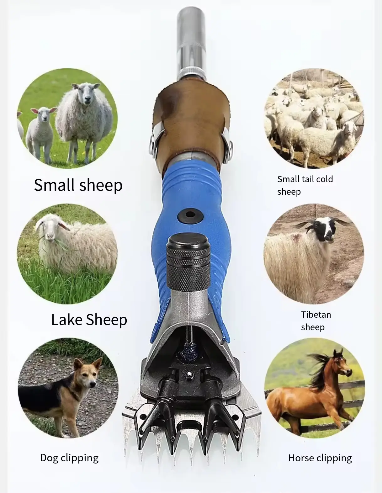 220V Electric Sheep Shears Machine for Animal Goat Sheep Horse Wool Cutter Goat Shearing Machine